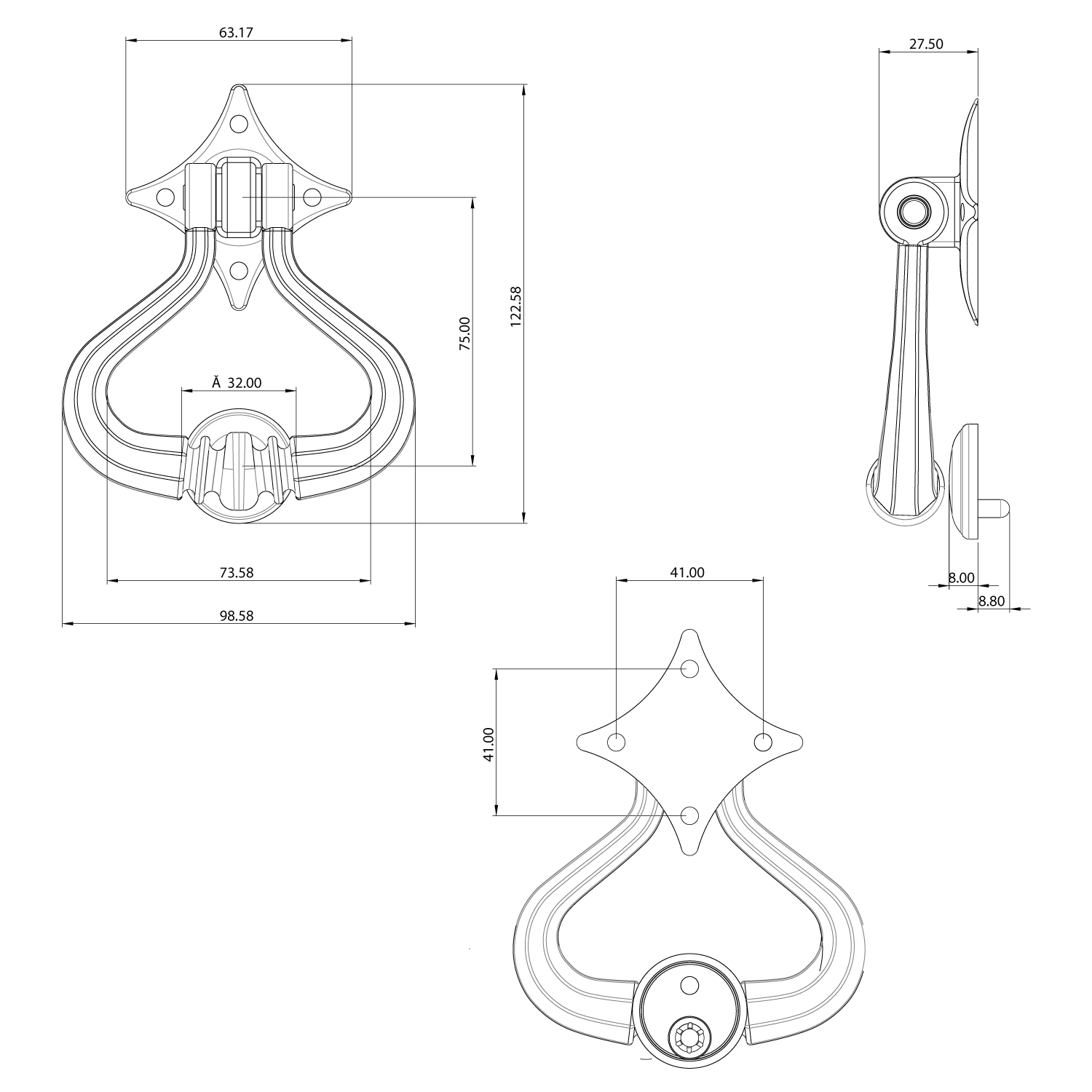 Heritage Decorative Round Door Knob