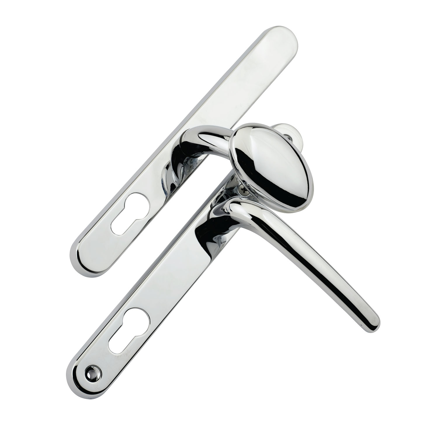 Decorative Lever Pad Offset Door Handle